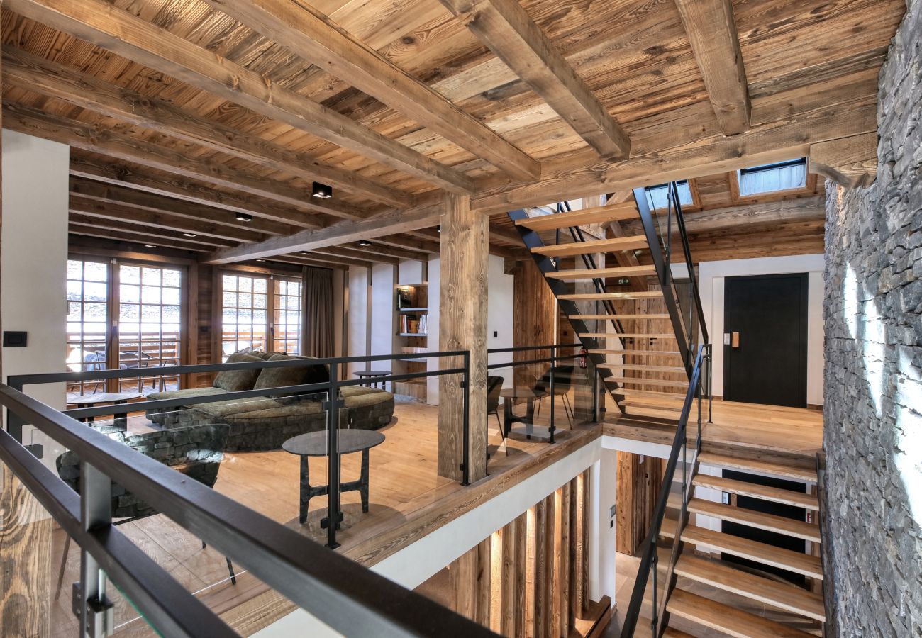 Chalet em Saint-Gervais-les-Bains - Chalet Remy - Chalet de luxe privé - Vues à 360°