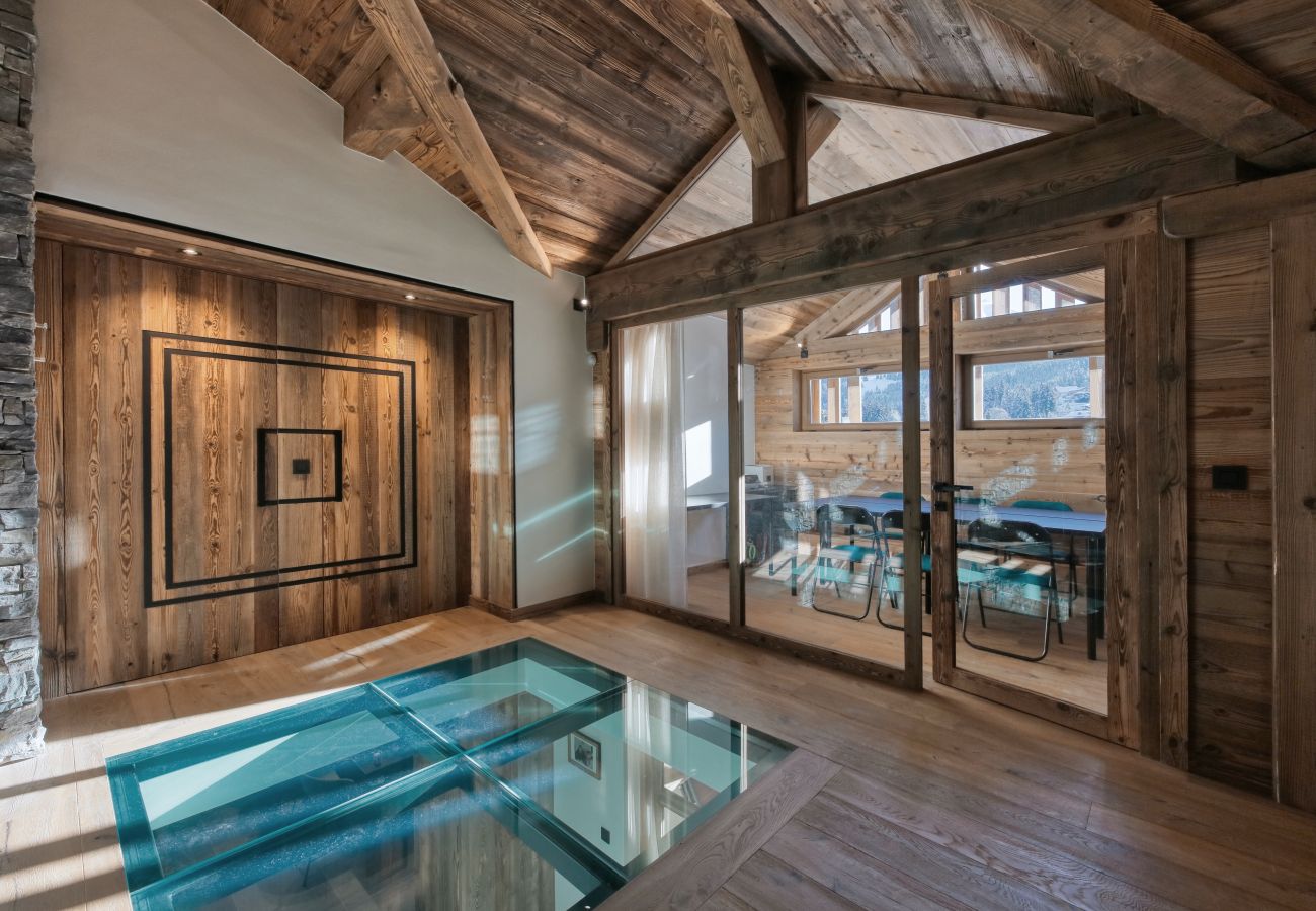 Chalet em Saint-Gervais-les-Bains - Chalet Remy - Chalet de luxe privé - Vues à 360°