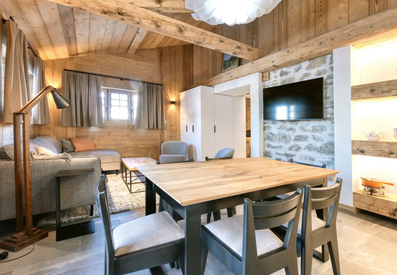 Apartamento em Saint-Gervais-les-Bains - Appt Chalet Remy - Privé - Vue sur la montagne